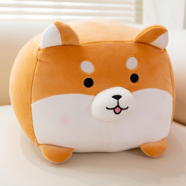 犬 ぬいぐるみ もちもち癒し柴犬まくら