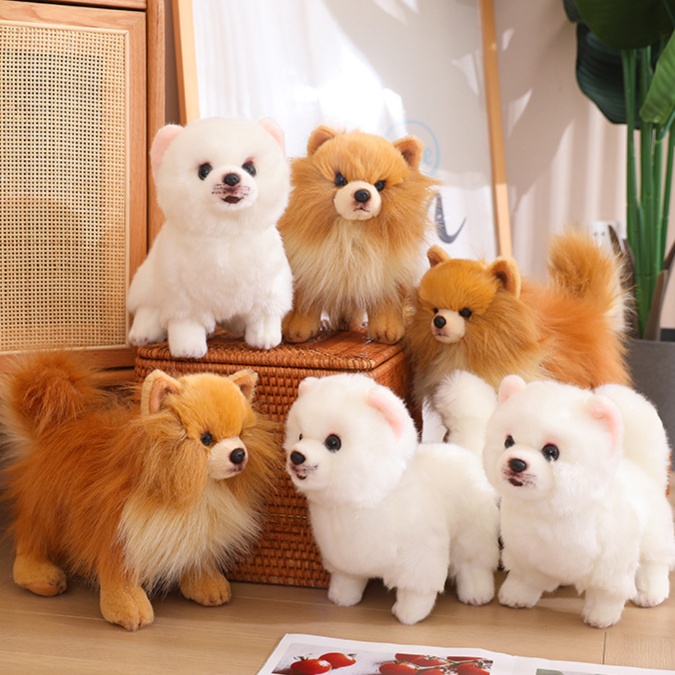 犬 ぬいぐるみ もふもふポメラニアン 癒しの親友