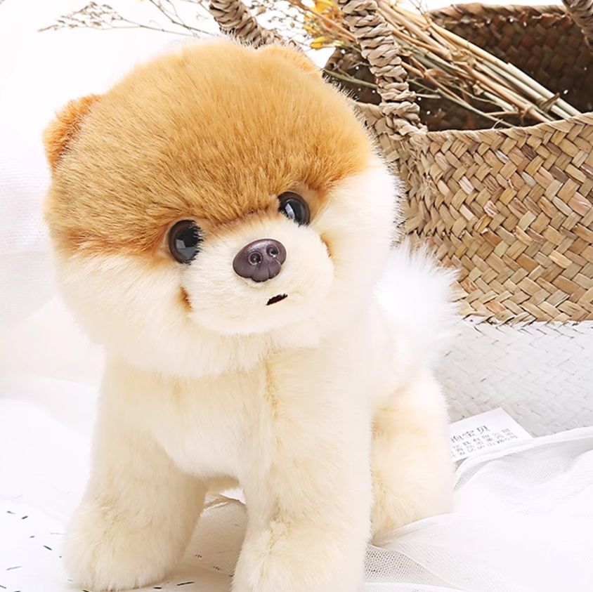 犬 ぬいぐるみ もふもふ笑顔の柴犬ともだち