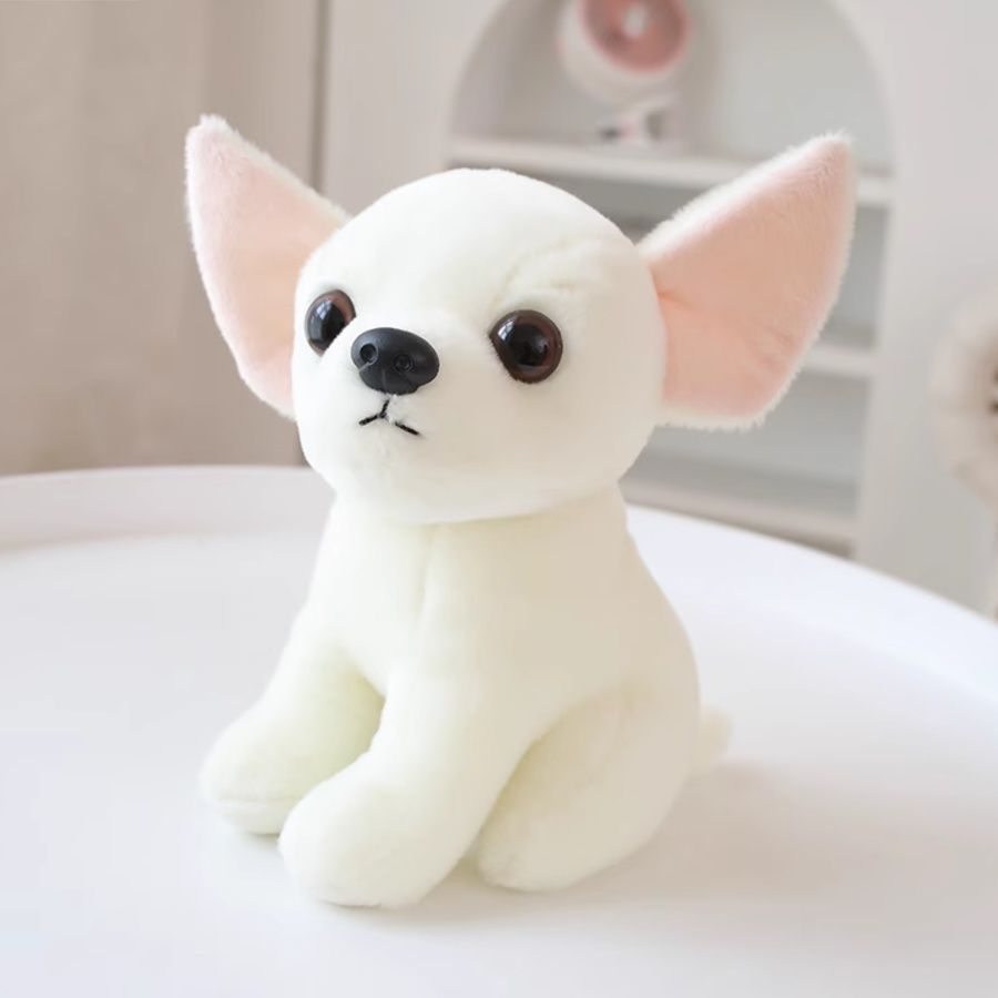 犬 ぬいぐるみ まんまるお目目のわんこ友達