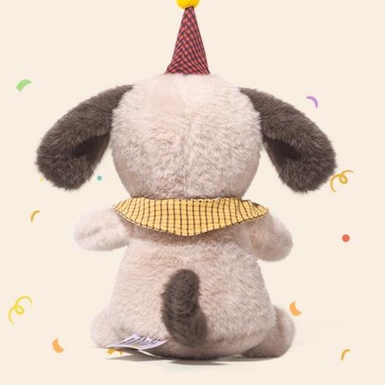 犬 ぬいぐるみ おめでとう！パーティーわんちゃん