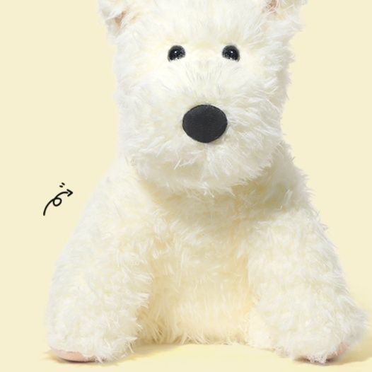 犬 ぬいぐるみ もふもふ癒しのシュナウザー君