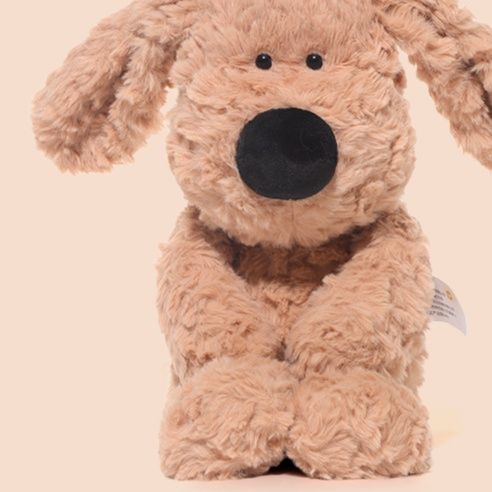 犬 ぬいぐるみ もふもふ犬の抱きぬいぐるみ