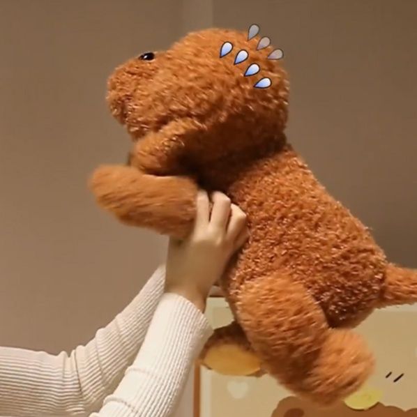 犬 ぬいぐるみ もふもふトイプードル親子ぬいぐるみ