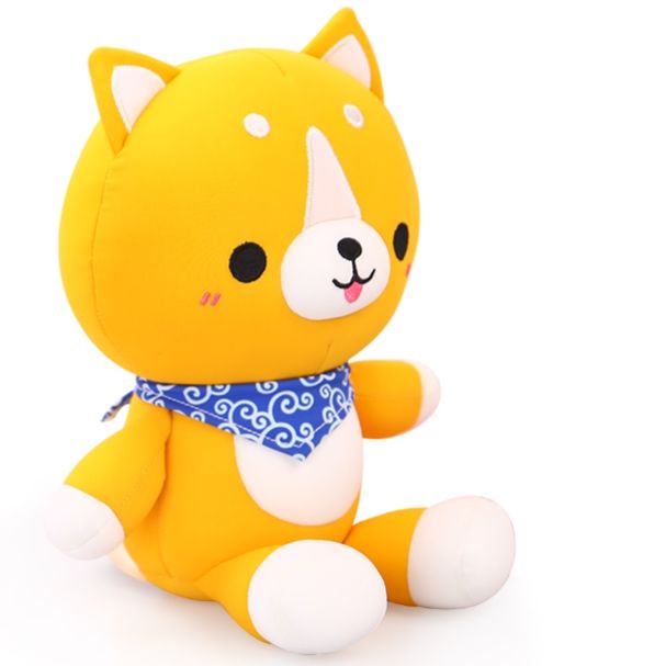 犬 ぬいぐるみ まんまる笑顔の柴犬ぬいぐるみ