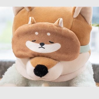 犬 ぬいぐるみ おやすみ柴犬ぬいぐるみ