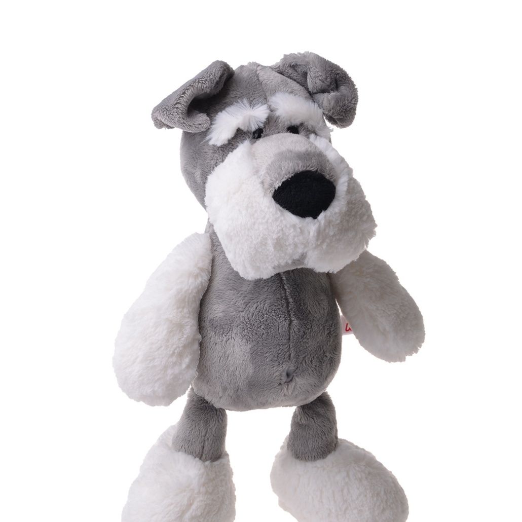  ふわふわシュナウザー抱きしめぬいぐるみ