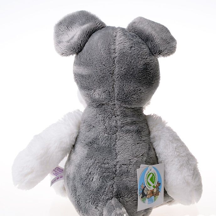  ふわふわシュナウザー抱きしめぬいぐるみ