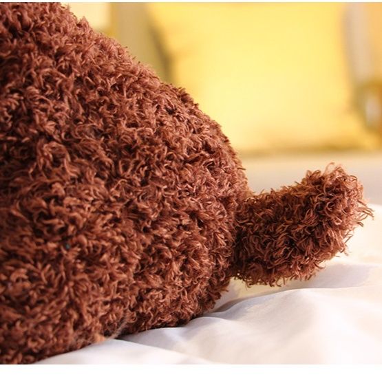 犬 ぬいぐるみ ふわふわ巻き毛の愛らしいトイプードル座りポーズぬいぐるみ