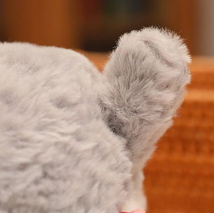 犬 ぬいぐるみ ふわふわシュナウザー犬ぬいぐるみ