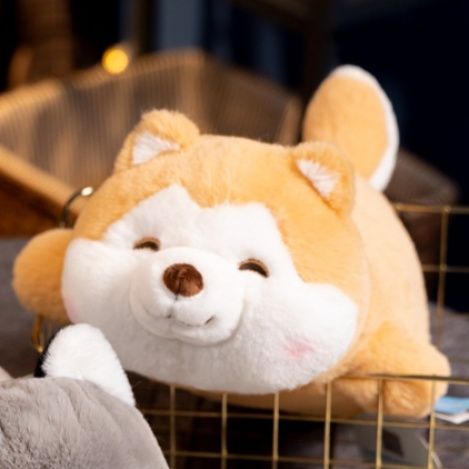 犬 ぬいぐるみ もちもち柴犬抱き枕ぬいぐるみ