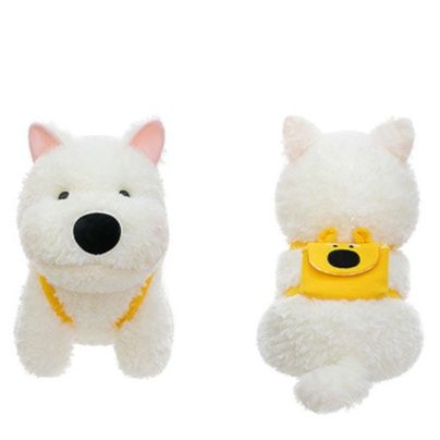 犬 ぬいぐるみ もこもこシュナウザー風親子ぬいぐるみ