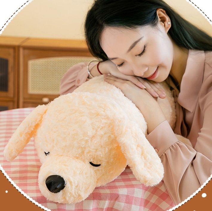 犬 ぬいぐるみ ごろ寝姿のもふもふ柴犬風抱き枕ぬいぐるみ