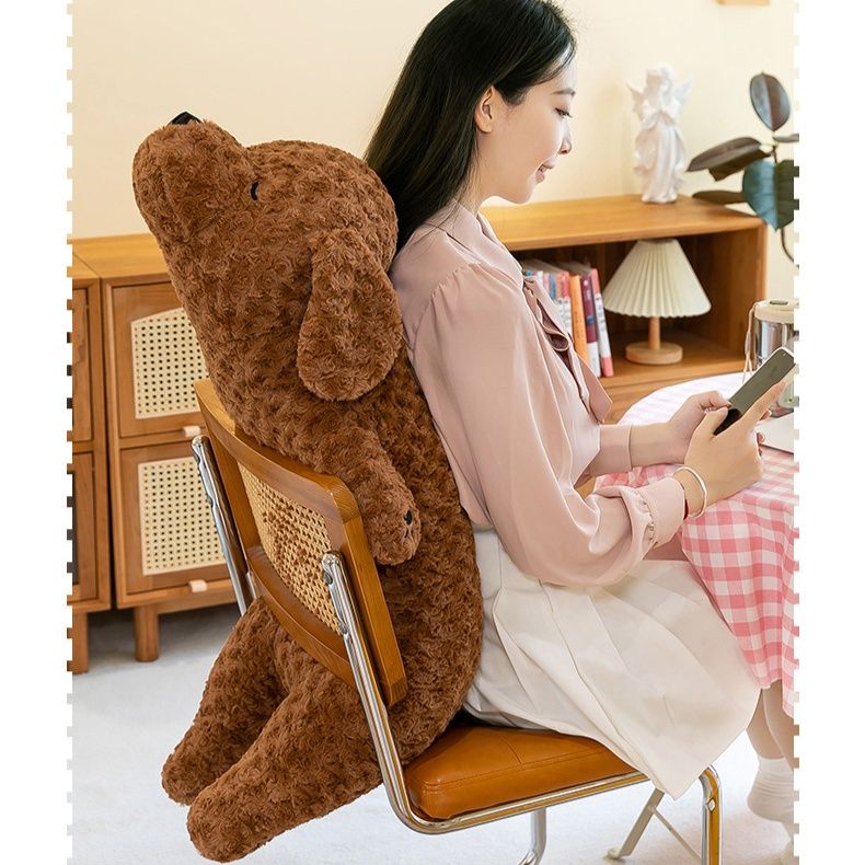 犬 ぬいぐるみ ごろ寝姿のもふもふ柴犬風抱き枕ぬいぐるみ