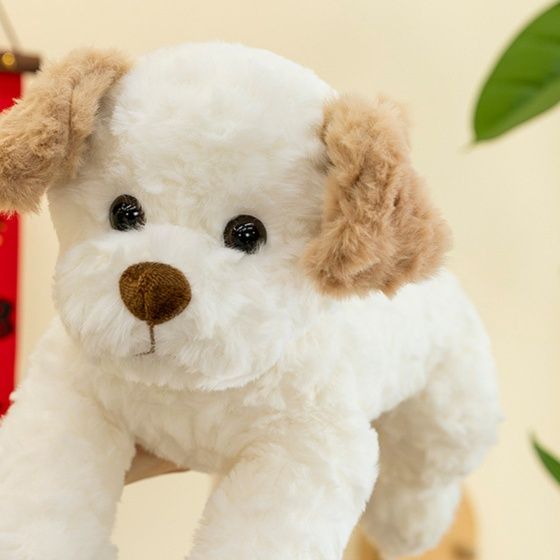 犬 ぬいぐるみ ふわふわもこもこシュナウザー風抱き枕犬ぬいぐるみ