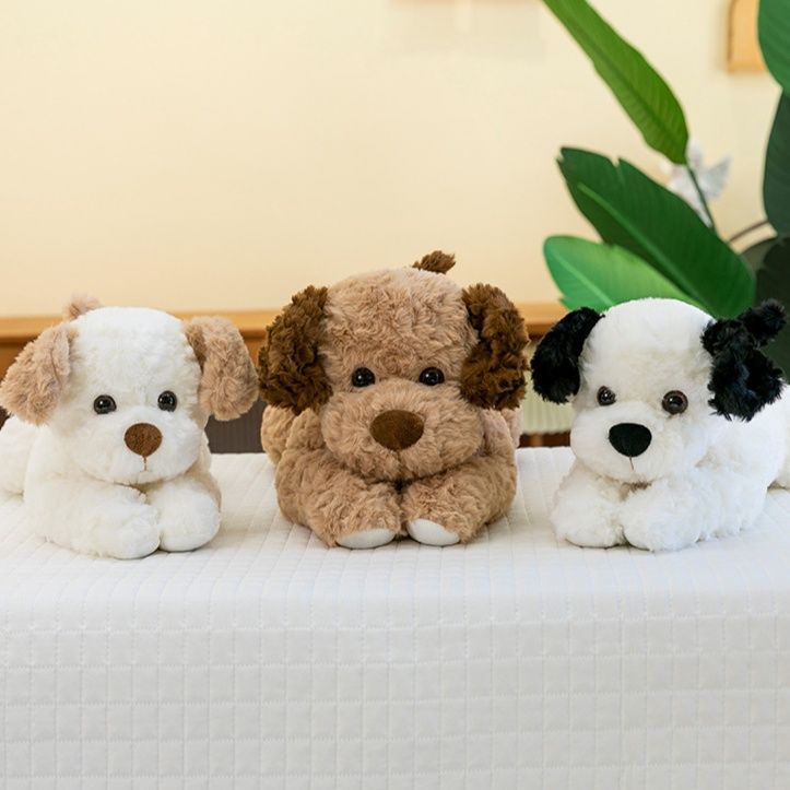 犬 ぬいぐるみ ふわふわもこもこシュナウザー風抱き枕犬ぬいぐるみ