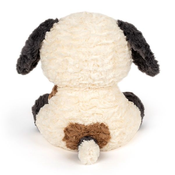 犬 ぬいぐるみ もこもこ垂れ耳シュナウザー風ぬいぐるみ