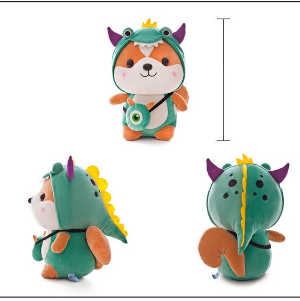 犬 ぬいぐるみ 変身コスチューム付き豆柴犬ぬいぐるみ