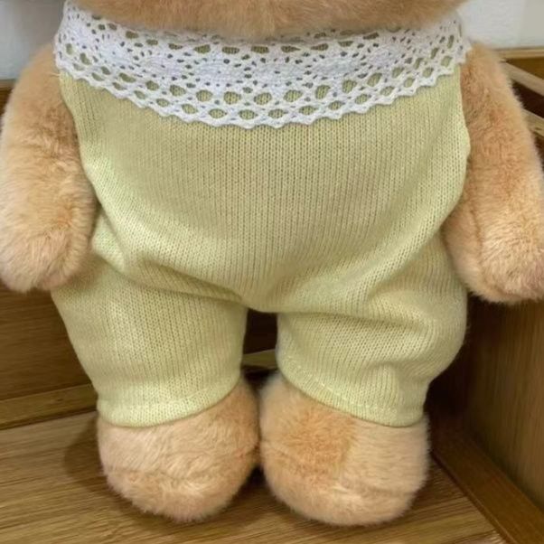 レース襟付き洋服トイプードルぬいぐるみ