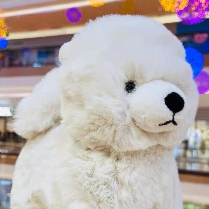 犬 ぬいぐるみ ふわふわもこもこポメラニアン抱き枕サイズぬいぐるみ