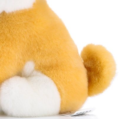 犬 ぬいぐるみ 本物そっくり柴犬座りポーズぬいぐるみ