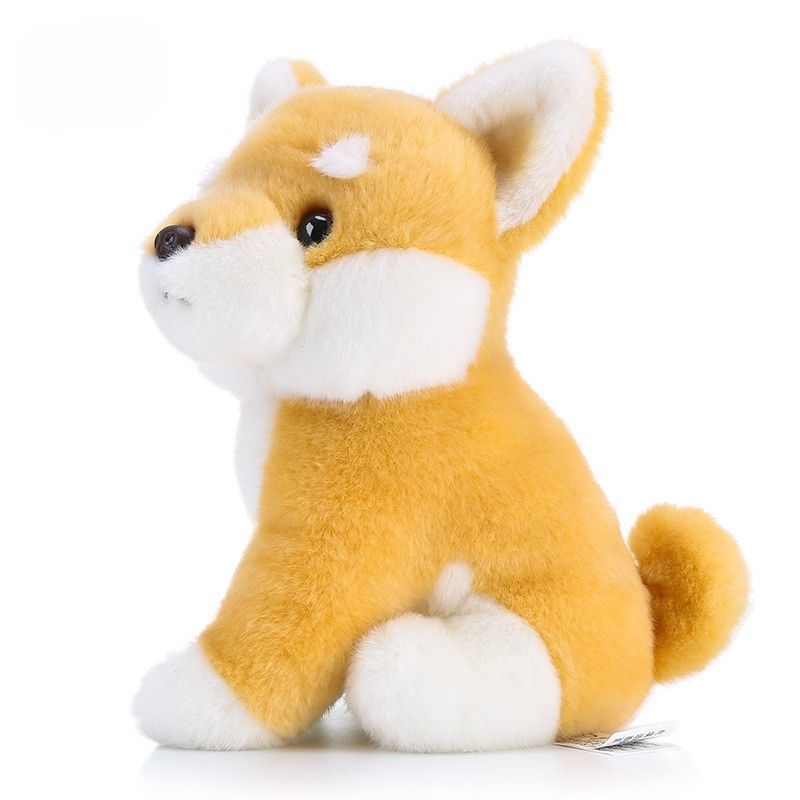 犬 ぬいぐるみ 本物そっくり柴犬座りポーズぬいぐるみ