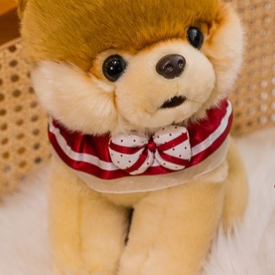 犬 ぬいぐるみ マリン風スカーフ付きポメラニアンぬいぐるみ