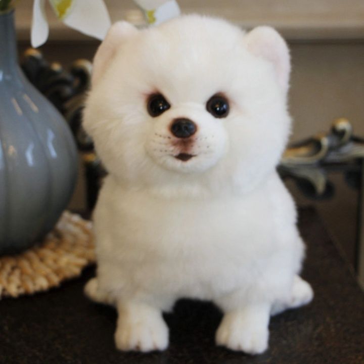 犬 ぬいぐるみ ふわふわポメラニアンのおすわりぬいぐるみ