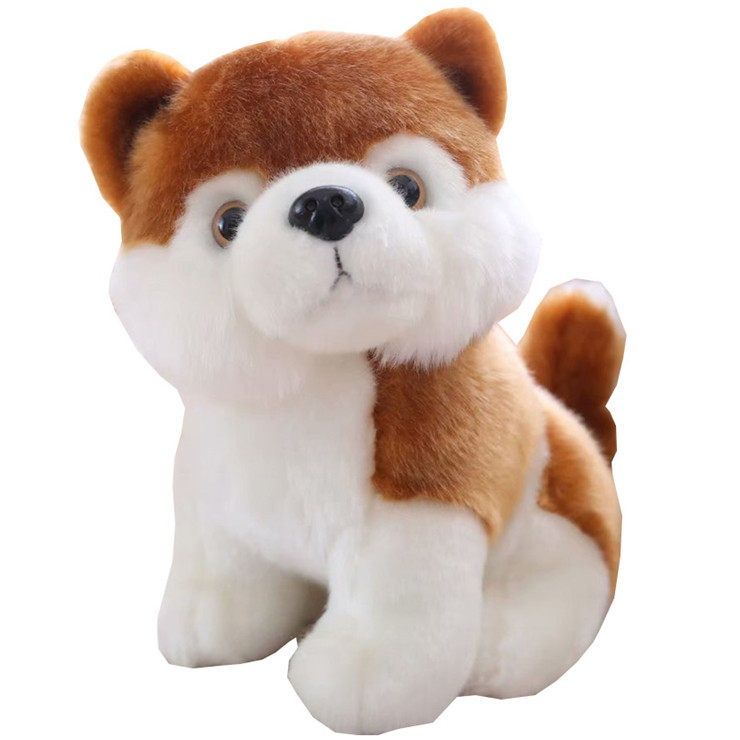 犬 ぬいぐるみ 本格仕様のリアルお座り柴犬ぬいぐるみ