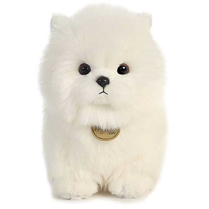 犬 ぬいぐるみ ふわふわ本物そっくりポメラニアン抱き心地抜群ぬいぐるみ