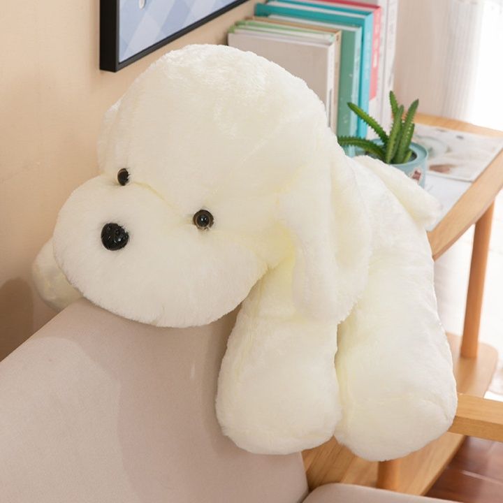 犬 ぬいぐるみ もこもこ座りポーズ トイプードル ぬいぐるみ