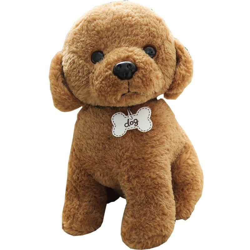 犬 ぬいぐるみ 本物そっくり可愛いおすわりトイプードルぬいぐるみ