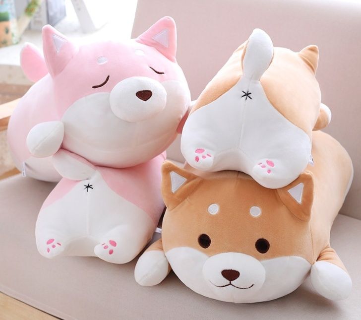 犬 ぬいぐるみ もちもち柴犬ぬいぐるみ癒し系