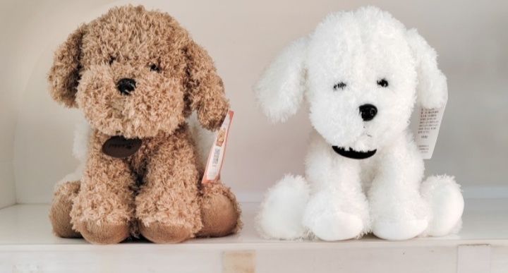 犬 ぬいぐるみ もふもふトイプードルぬいぐるみ お座りポーズ