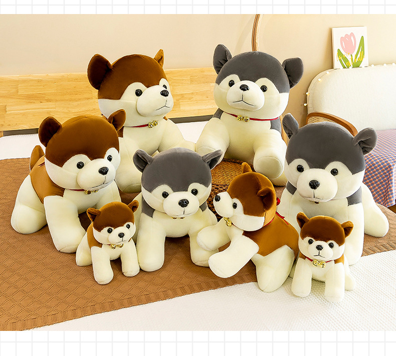 愛らしい表情の柴犬座りポーズ特大ぬいぐるみ