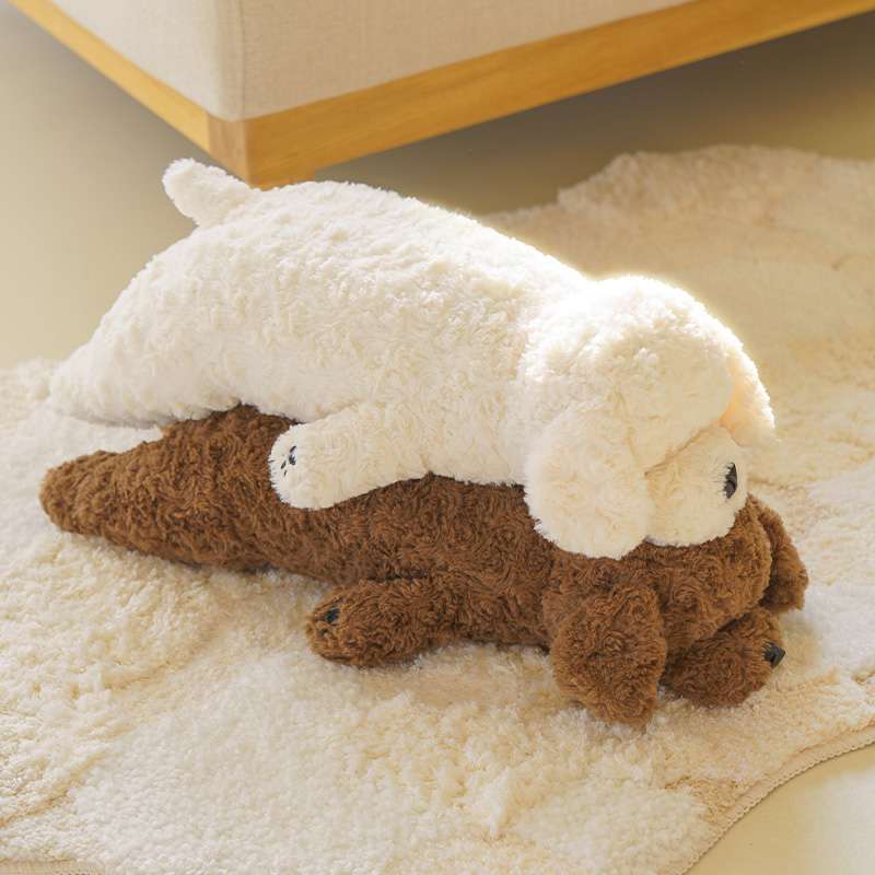 犬 ぬいぐるみ お昼寝もふもふプードル