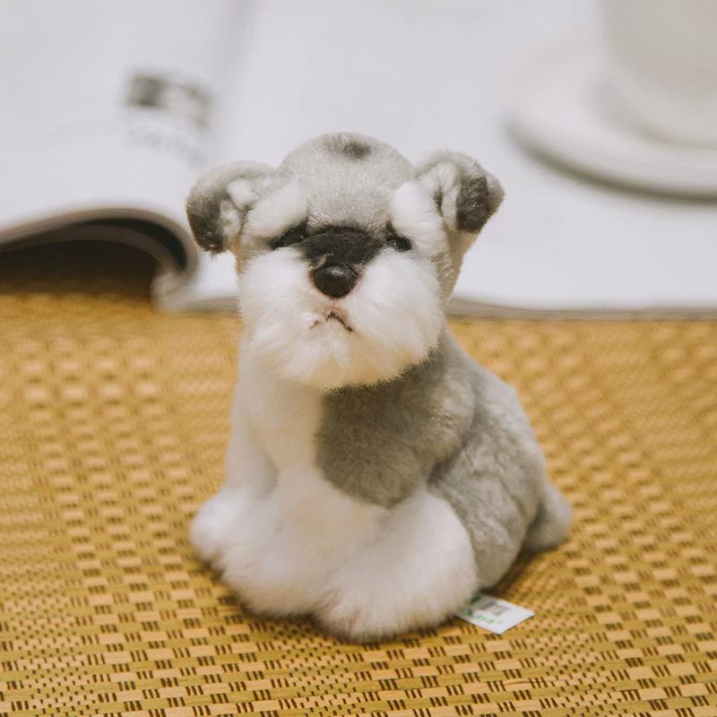 犬 ぬいぐるみ もふもふシュナウザーの仲間たち