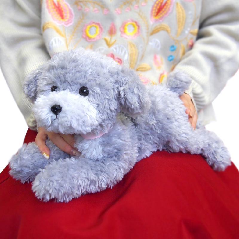 犬 ぬいぐるみ ふわもこプードルの夢うさぎ