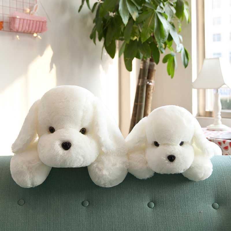 犬 ぬいぐるみ もこもこ伏せポーズ特大トイプードル抱き枕