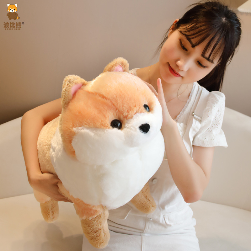 犬 ぬいぐるみ もちもち抱き枕秋田犬特大サイズぬいぐるみ