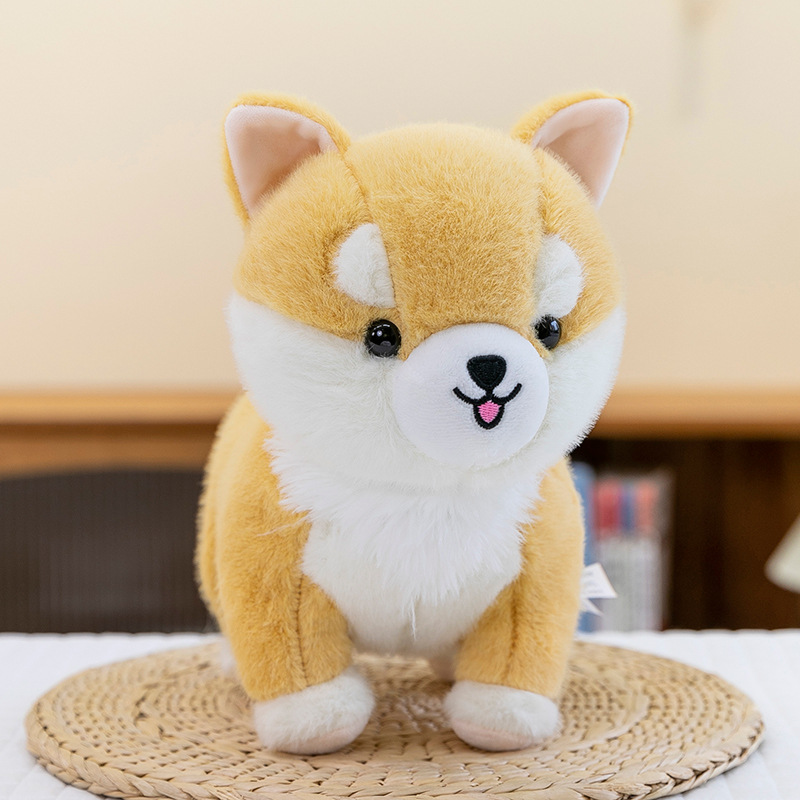 犬 ぬいぐるみ ふわふわ柴犬親子座りぬいぐるみセット