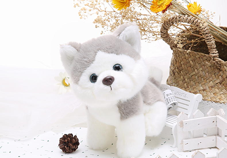 犬 ぬいぐるみ もふもふ笑顔の柴犬ともだち