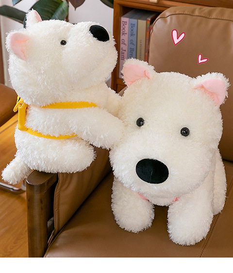 犬 ぬいぐるみ もこもこシュナウザー風親子ぬいぐるみ