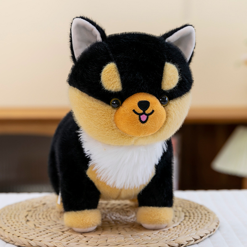 犬 ぬいぐるみ ふわふわ柴犬親子座りぬいぐるみセット