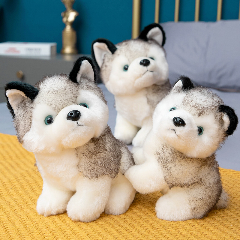 犬 ぬいぐるみ 愛らしいシュナウザー風子犬ぬいぐるみ