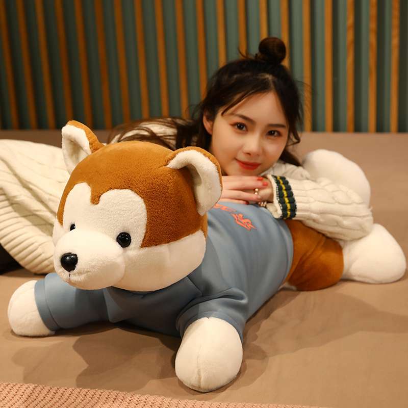 犬 ぬいぐるみ おすわり柴犬のふわもちぬいぐるみ