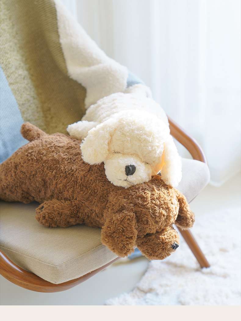 犬 ぬいぐるみ お昼寝もふもふプードル