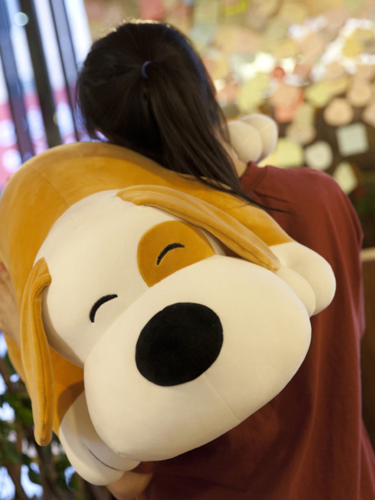 犬 ぬいぐるみ にこにこ笑顔のなかよし子犬ぬいぐるみ