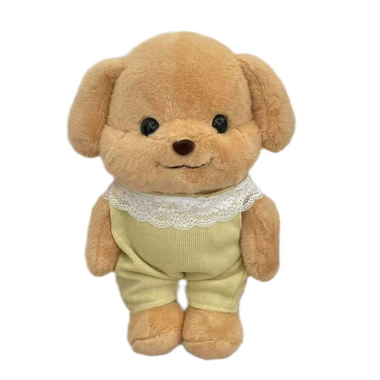 レース襟付き洋服トイプードルぬいぐるみ