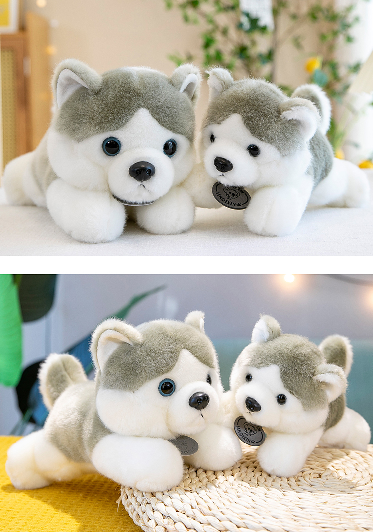 犬 ぬいぐるみ 愛らしい表情の柴犬ぬいぐるみ